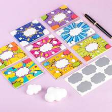 120张刮刮卡，8种卡通图案，DIY优惠券刮刮卡，奖励，教师用品，生日派对礼物，3.0 x 4.0英寸 - 彩色 - 查看 3