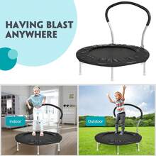Leisure Trampoline - Dark Black - View 2