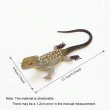 1pc Lizard Shaped Cat Toy, Extendable Realistic Lizard Pet Toy. Durable TPR Plastic Material, Suitable For Cats Over 6 Months Old For Indoor Interactive Play And Exercise. Suitable As A Gift For Valentine's Day, Parties, Etc. - Multicolor - View 10