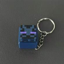 Minecraft Spielfiguren Dekor Stressabbau Mechanische Tastatur Anhänger, Klick-Spielzeug Anhänger, Geburtstags-/Valentinstags-Geschenk - Verschiedenfarbig - Übersicht 9