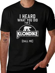 I Heard You Made Some Interesting T-Shirts For The Men Of The Clone Colony - - Gifts - Team Pattern Printed Crew Neck T-Shirt Gift - 黑色 - 查看 2