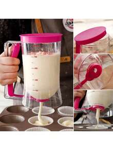 1pc Batter Dispenser, Cupcake Batter Divider, Hand-Held Batter Funnel Dispenser - Multicolor - View 7