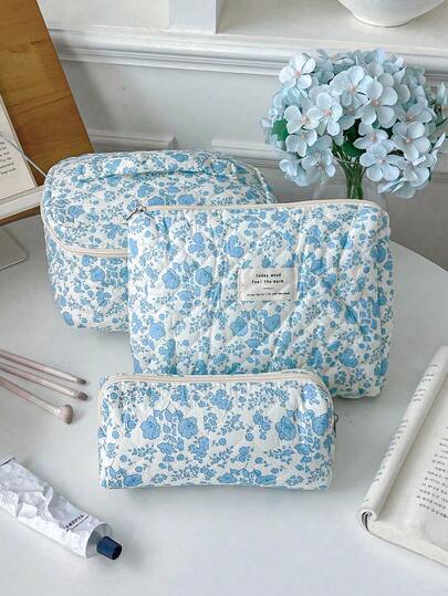 3pcs/Set Makeup Bag, Makeup Pouch, Travel Organizer Bag, Cosmetic Bag For Home, School, Dorm, Travel Essentials, Large Capacity Makeup Bag For Women, Toiletry Bag, Multi-Function Bag, Clutch Bag, Men's Toiletry Bag