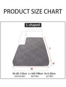 1pc Modern Minimalist Plush Sofa Slipcover, Non-Slip Wear-Resistant Elastic Cover, Suitable For Living Room & Bedroom, All Seasons - Jianyi - Dark Grey - View 12