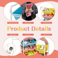 zxxIunen Organizador de etesOrganizador de Almacenamiento de etes con 12 contenedores de Almacenamiento 32.5x10.8x37.2 Pulgadas 4 Niveorganizador de juguetes - como en la foto - Ver 5