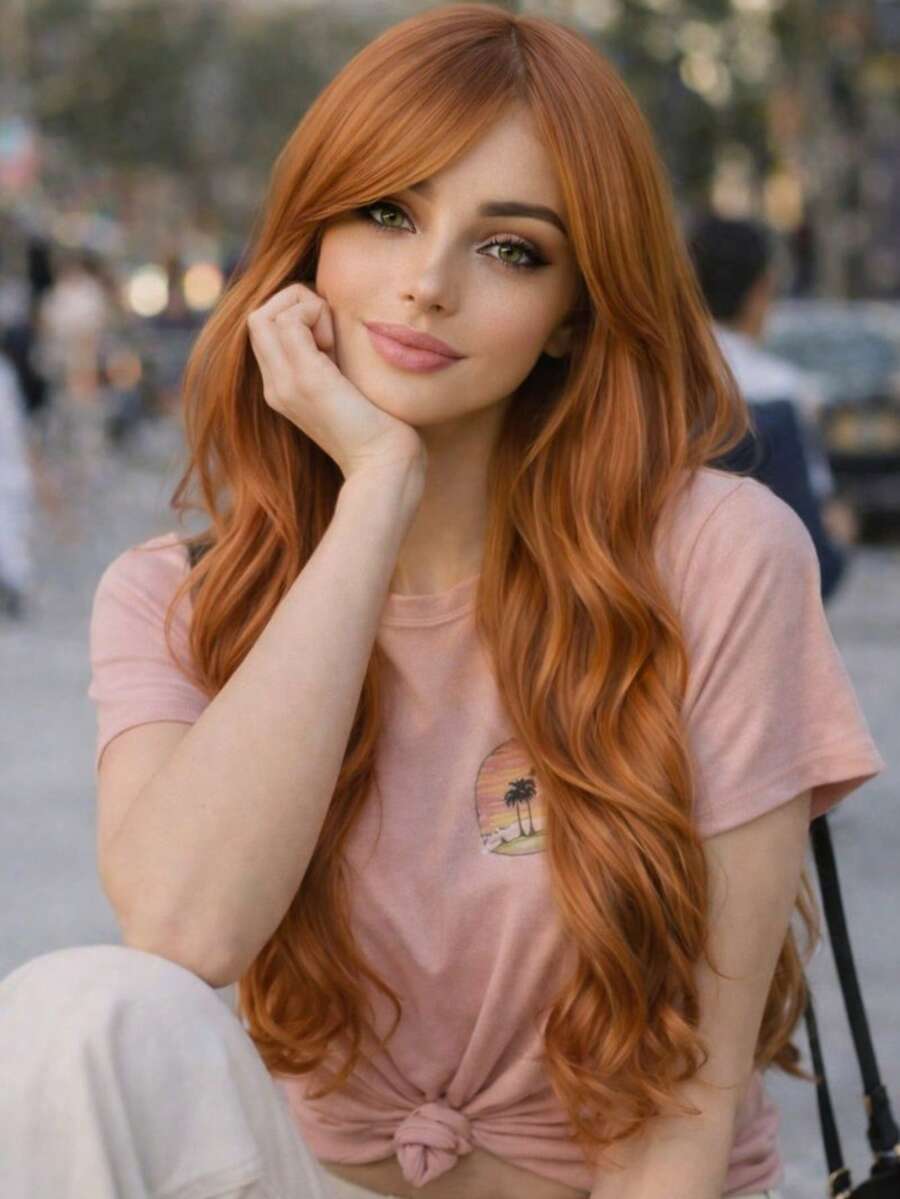 Synthetic Woven Wigs - Radiant Copper - View 1