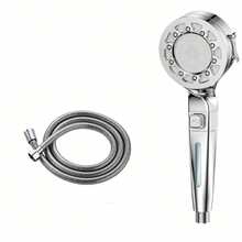 1pc RV Shower Head With Hose, High Pressure 360° Rotating Shower Head Replacement With Switch, 3 Modes Handheld Shower Head, Suitable For RV/Camper/Travel Trailer - Square - View 13