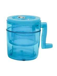 Máquina de hielo con manivela, trituradora de hielo manual, mini máquina de granizados, trituradora de hielo para niños y uso doméstico, multiusos - Celeste - Ver 8