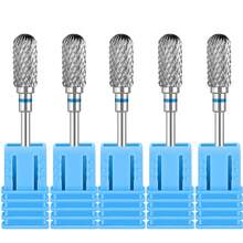 5 Pcs Tungsten Carbide Nail Drill Bits, Suitable For Gel Polish Removal And Nail Polishing, Professional Nail File, Manicure Tools. - Multicolor - View 8