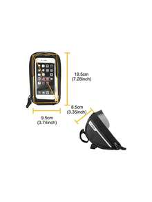 - Bolsa para teléfono de bicicleta con cuadro frontal - Soporte impermeable para teléfono de bicicleta - Bolsa para manillar de bicicleta con tubo superior para teléfonos de menos de 6,8,41116398 - Multicolor - Ver 6