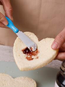 6pcs 304 Stainless Steel Cheese Spreader Set, Home Cream Cheese Knife, Jam Butter Spatula, Baking Bread Frosting Scraper, Kitchen Small Tools - Multicolor - View 10