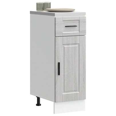 vidaXL Unterschrank Porto Grau Sonoma Holzwerkstoff