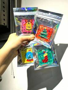 Bộ dụng cụ tự làm nam châm tủ lạnh | Tấm acrylic vuông trong suốt | Đồ dùng thủ công mỹ nghệ làm quà tặng - Bộ dụng cụ tự làm nam châm tủ lạnh - Xem 6