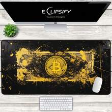 Crypto: Bitcoin Mouse Pad - Rectangle - View 1
