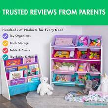 zxxule Crew Organizador de Almacenamiento de etes Blanco//purpura/Turquesa 34 x 11 x 31 Pulgadas 12 x 9 x 6 Pulgadas 16 x 12 x 6 Pulgadasorganizador de juguetes - Panel prpurarosaazulblanco - Ver 7