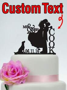 Acrylic Pattern Cake Label