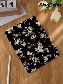 Kingsung Ốp máy tính bảng họa tiết hoa phong cách cổ điển, tương thích với iPad 9.7/10.2/10.5/10.9/12.9/Pro 11, thế hệ thứ 10, tương thích với Samsung Galaxy Tab S6 Lite 10.4 inch, tương thích với Kindle Paperwhite thế hệ thứ 12 2024, Kindle (thế hệ thứ 11) phiên bản 2022, mềm mại và chống rơi vỡ, chân đế thông minh/tự động bật/tắt màn hình. - Nhiều màu - Xem 3