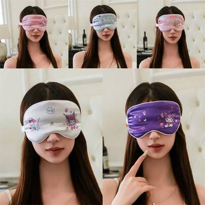 Sanrio قناع نوم كيوت من سانريو 1/هالو كيتي، كولومي، ميلودي، وكينامون الكلب - هدية مثالية للأصدقاء، قناع الحلم، مناسب لهدايا عيد الميلاد، اكسسوارات السفر، موسم العودة إلى المنزل، الفنادق، حفلات الزفاف، عيد الحب، ناعم جدًا وخفيف على البشرة، خيار مثالي لجميع المواسم (تصميم عشوائي)