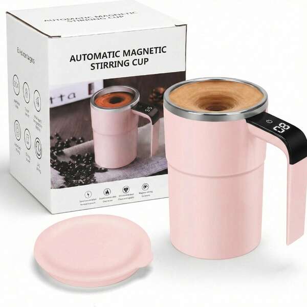 Automatic Magnetic Stirring Coffee Mug New Self Stirring Mug Electric Protein Shaker Bottle Stainless Steel Mixing Cup