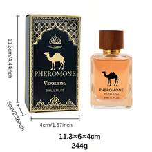 50ml/1.7FL.OZ Perfume Spray, Men's Perfume, Men's Cologne, Lasting Fragrance, Arab Perfume Cologne, Fresh Lemon Flavor Alcohol Base, Formaldehyde Free, EDP, Persistent Oriental Fragrance, Liquid Perfume, Persistent Floral Fragrance, Suitable For Dating, Birthday, Valentine's Day, Party, Halloween, Christmas And New Year Gifts For Men/Men/Travel/Men's Cologne/Valentine's Day/Perfume/Mini Perfume/Fragrance/Gifts For Men/All/Special Occasions Cologne | Elegant Bottle Design/Designer Perfume | This Charming Fragrance Exudes Irresistible Charm, Adds A Romantic Atmosphere, Making It The Best Gift For Valentine's Day - Trái cây & cam quýt - Xem 7