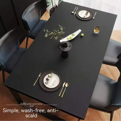 1 قطعة حصيرة مكتب ذات لون واحد واقية للعين، حصيرة طاولة كبيرة، حصيرة مكتب مكتبي، حصيرة مكتب دراسي، حصيرة زخرفية لأسطح خزانات وطاولات متنوعة، جلد اصطناعي، مقاوم للماء والزيت، مناسبة للمكتب وطاولة الطعام وطاولة التجميل وطاولة المناكير وطاولة الدراسة وما إلى ذلك.