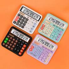Calculadora de escritorio grande, tacto cómodo, botones grandes, 12 dígitos, pantalla grande, modelo DS200ML. Ideal para oficina, escuela, centro comercial y uso en el hogar - Una pieza - Ver 2