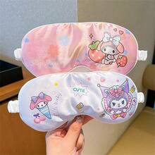 SANRIO 三丽鸥 1/、Coolomi、Melody 和 Cinnamon 小狗可爱睡眠眼罩 - 送给朋友的完美礼物，助眠眼罩，适合生日礼物、旅行配件、返乡季、酒店、婚礼、情人节等场合，非常柔软轻薄亲肤，四季皆宜（随机图案） - 卡通 - 查看 7
