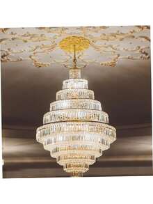 Medallón De Techo Decorativo De Resistente Para Lámparas De Techo De 12 Pulgadas Fácil De Limpiar Para Sala De Estar Y Oficina Mejorando La Decoración,41116841 - B - Ver 2