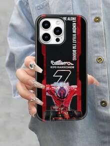 Selected F1 Racing Case Printed All Inclusive Mixed Color Phone Case, Suitable For IPhone17PRO MAX/17 AIR/15ProMax/16PROMAX/GalaxyS22/S23/S24/S23 Plus/S24 Ultra/S25/A15/A33/A23. A Must-Have For Commuting - Fade Resistant, Flawless, Suitable As A Gift For  Day, Independence Day, Valentine's Day, Or Birthdays Of Family And Friends. - White - View 5