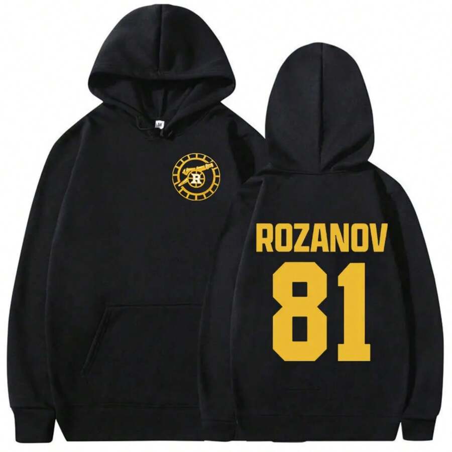 Heated Rivalry Ilya Rozanov 81 Hoodeie Man Women Harajuku Long Sleeve Fashion Pullover Sweatshirt - 黑色3 - 查看 1