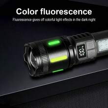 2026年最强LED手电筒，30W大功率战术手电筒，可充电，远射500米，带COB灯珠，适合露营使用。 - 星星 - 查看 3