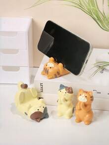 1个猫形眼镜架，桌面装饰，适用于家庭、办公室、书房、宿舍，生日、圣诞节、情人节礼物，送朋友的礼物 - 彩色 - 查看 7