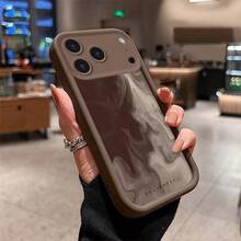 Brown Smokepattern Phone Silicone Case Forfor  S22 S23 S24 S25 Plus Ultra S23Fe S24Fe Creative Design Cover - Brown  Khaki06YJ - View 3