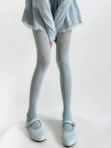 1条高弹针织打底裤，多功能踩脚裤，初秋保暖内层；1条白色针织修身裤，透气透视紧身裤，弹力贴身打底裤，适合优雅日常时尚穿着，温暖的圣诞礼物，喜庆的新年礼物，情人节送给女友的必备单品 - 彩色 - 查看 18