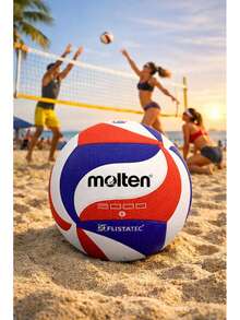 Molten Balón Flistatec Voleibol V5m5000 Número 5 Azul Oscuro - V5m5000 - Ver 2