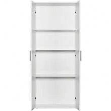 Multi-Use Armadio In Wood Laminate With 2 Ante A Batten And 3 Layers. Dimensions LAP Ca. 64x167x33.4cm - 64x167x33.4 - Xem 3