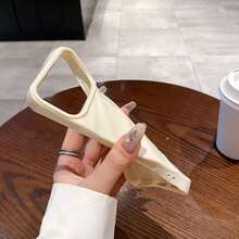 极简主义 3D 波浪图案手机壳，适用于 17 Pro Max/17 Pro/17 Air/17/16 Pro Max/16/16 Pro/16 Plus/15/15 Pro Max/15 Pro/11/12/13/14 Pro Max/11 Pro/11 Pro Max/12 Pro/12 Pro Max/13 Pro/13 Pro Max/14 Pro/14 Pro Max，软壳，优雅而富有创意 - 白色 - 查看 5