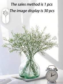 180 bông hoa baby's breath nhân tạo màu trắng, hoa baby's breath giả màu trắng, bó hoa baby's breath nhân tạo số lượng lớn, thích hợp để trang trí nhà cửa, trang trí bàn, cắm hoa DIY, trang trí tiệc cưới và lễ hội, trang trí sân vườn trong nhà và ngoài trời, trang trí phòng. - trắng - Xem 4