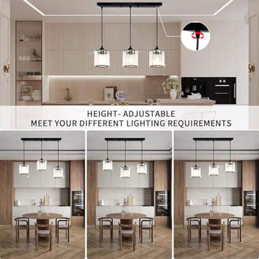 Picture & Display Lighting - โคมระย้าแก้ว ขนาด 19.6 ซม. มีไฟ 2-3 ดวง - ดู 1