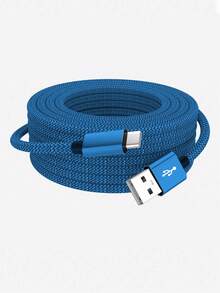 1pc USB To USB-C Data Cable (1 Pack, 3.3/6.6/10 Ft), Type-C Charger And USB-C Charging Cable, Supports 3A Fast Charging, Compatible With Galaxy S25 S24 S23 S22 A56 A55 A36 A35 A16 A15, Moto G, Pixel 9 And More Smartphones - Multicolor - View 19