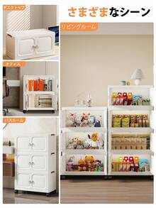 Storage Bins With Lids - White - View 4