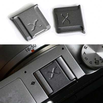 Cubierta antipolvo de zapata de Metal para cámara Fujifilm XT30II X100V X100F X100S XS10 XT200 XT100 XT30 XT20 XT10 XT4 XT3 XT2 XE4 XE3