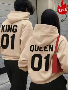 1pc Unisex Basic Long Sleeve Hoodie, Comfortable Loose Fit, Suitable For Casual Outings, Leisure Style, Pair With Sweatpants, Fabric, Dropped Shoulder Relaxed Fit Sweatshirt, Women's Sweatshirt, Women's Winter Sweatshirt, Sweatshirt, Women's Winter Clothing, Clothing, Winter, Women's Fleece, Fleece, Sweatshirt, Christmas Sweatshirt, Christmas, Sweatshirt, Women's Top, Women's Tee, Casual, Gift - Apricot - View 1