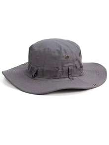 Kapelusz typu bucket unisex w stylu japońskim ze ściągaczem, oddychający kapelusz chroniący przed słońcem, idealny na kemping, wędkarstwo, na co dzień, na wiosnę/lato, na plażę i wakacje - kapelusz - Zobacz 16