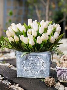 1 باقة من 6 زهور زنبق صناعية مصغرة، طول 19 سم/7.4 بوصة، نباتات صناعية واقعية، زهور اصطناعية، ديكور زهري واقعي، مصنوعة من مادة البولي إيثيلين، مناسبة لديكور حفل التخرج، أعمال فنية نباتية، ديكور الغرف، ديكور طاولات، ديكور داخلي، ديكور غرفة الطالب/المكتب، ديكور حفلات خارجية وأعياد الميلاد، ديكور مدخل المنزل والفندق والمطعم وغرفة المعيشة وغرفة النوم والمطبخ والحديقة، ديكور عيد الفصح، ديكور مركزي لطاولة الطعام في المناسبات - متعدد الألوان - مشاهدة 12