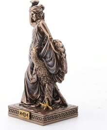 Veronese Design Hebe Greek Goddess Of Youth Resin Figurine Handpainted Bronze - 1 - Xem 7