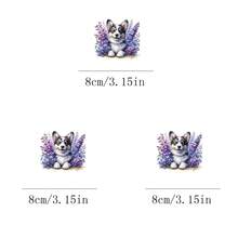 Bộ 1/2/3 miếng dán chuyển nhiệt hình chó Corgi, có thể ủi và giặt được, thích hợp cho áo phông, quần jean, áo len, túi xách, gối, đệm. - T+S - Xem 4