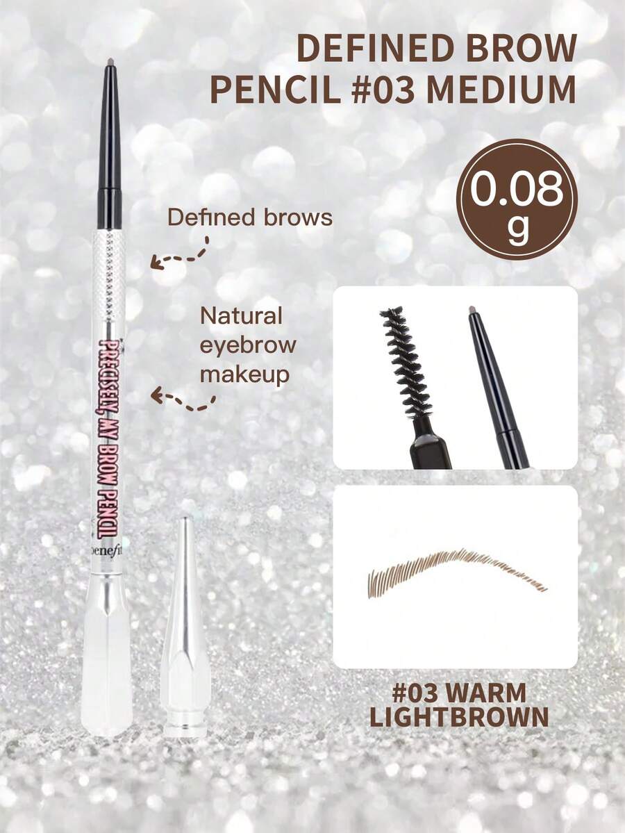1支 Benefit 精准眉笔 #03 中号,0.08克,细笔尖,可勾勒眉形,防水防汗,适合浅棕色头发,精准上妆 - 根根分明眉筆#03號 Medium 0.08g - 查看 1