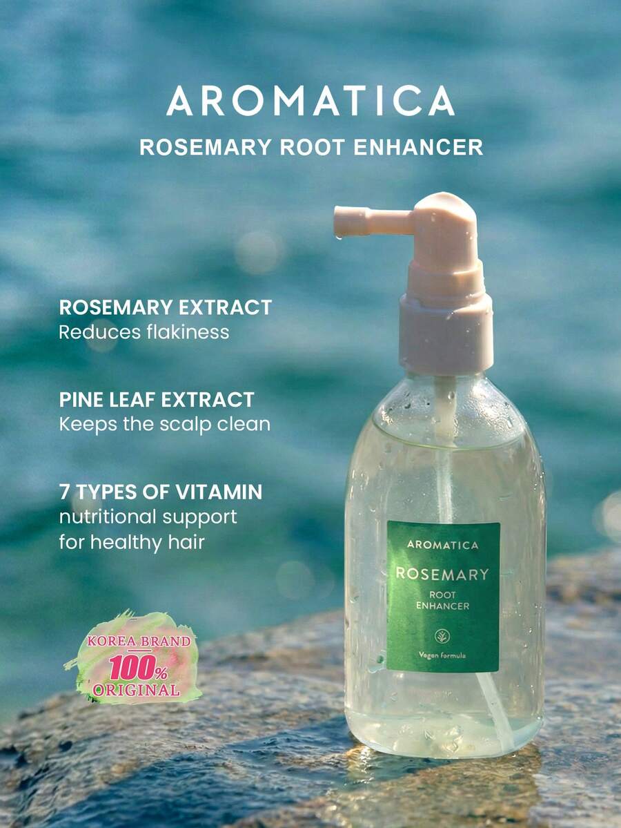 Aromatica Root Strengthener, Scalp Care Serum, Hair Strengthening Essence, Suitable For Fine Hair Care, Volumizing Hair Roots, Non-Greasy Formula, Daily Scalp Care 100ml/3.3 Fl.Oz - 100ml - View 1