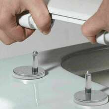 Soft Close Square Toilet Seat Quick Release Anti-Bacterial Adjustable Heavy Duty - A - View 4